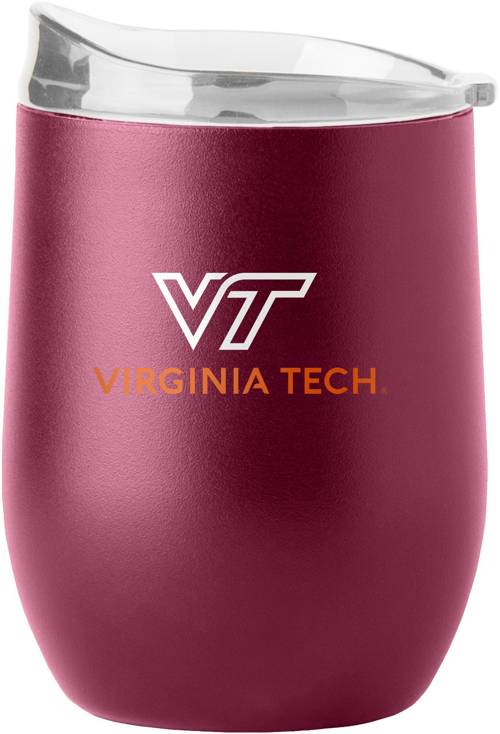 Logo Brands Virginia Tech University 16oz Flipside Powder Coat Tumbler