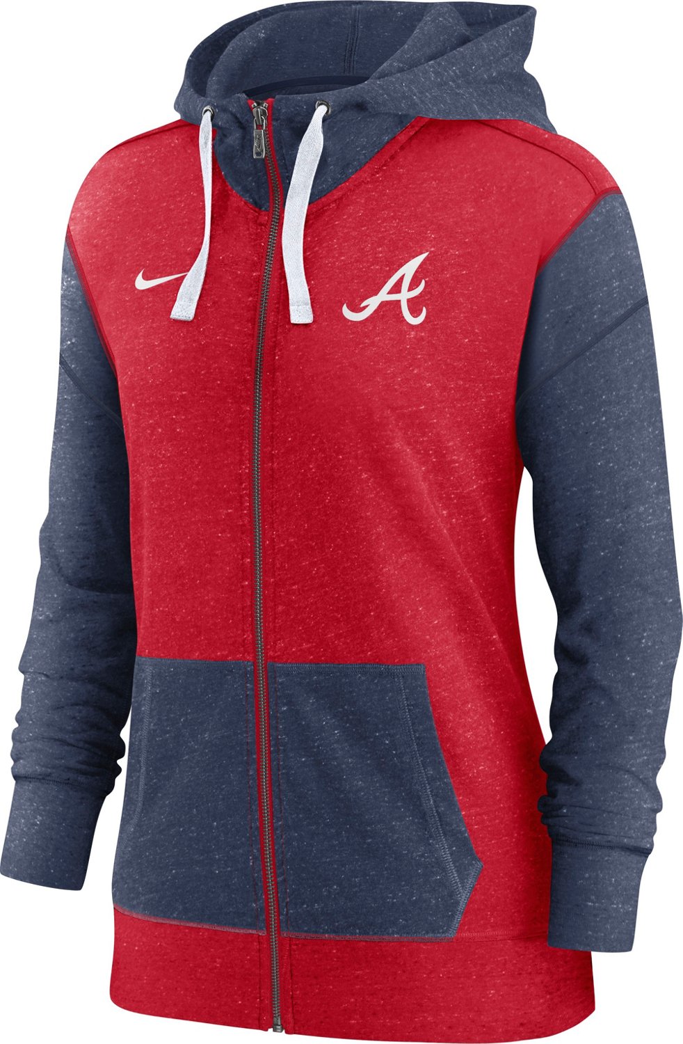 Nike Gym (MLB Atlanta Braves) Women's Full-Zip Hoodie