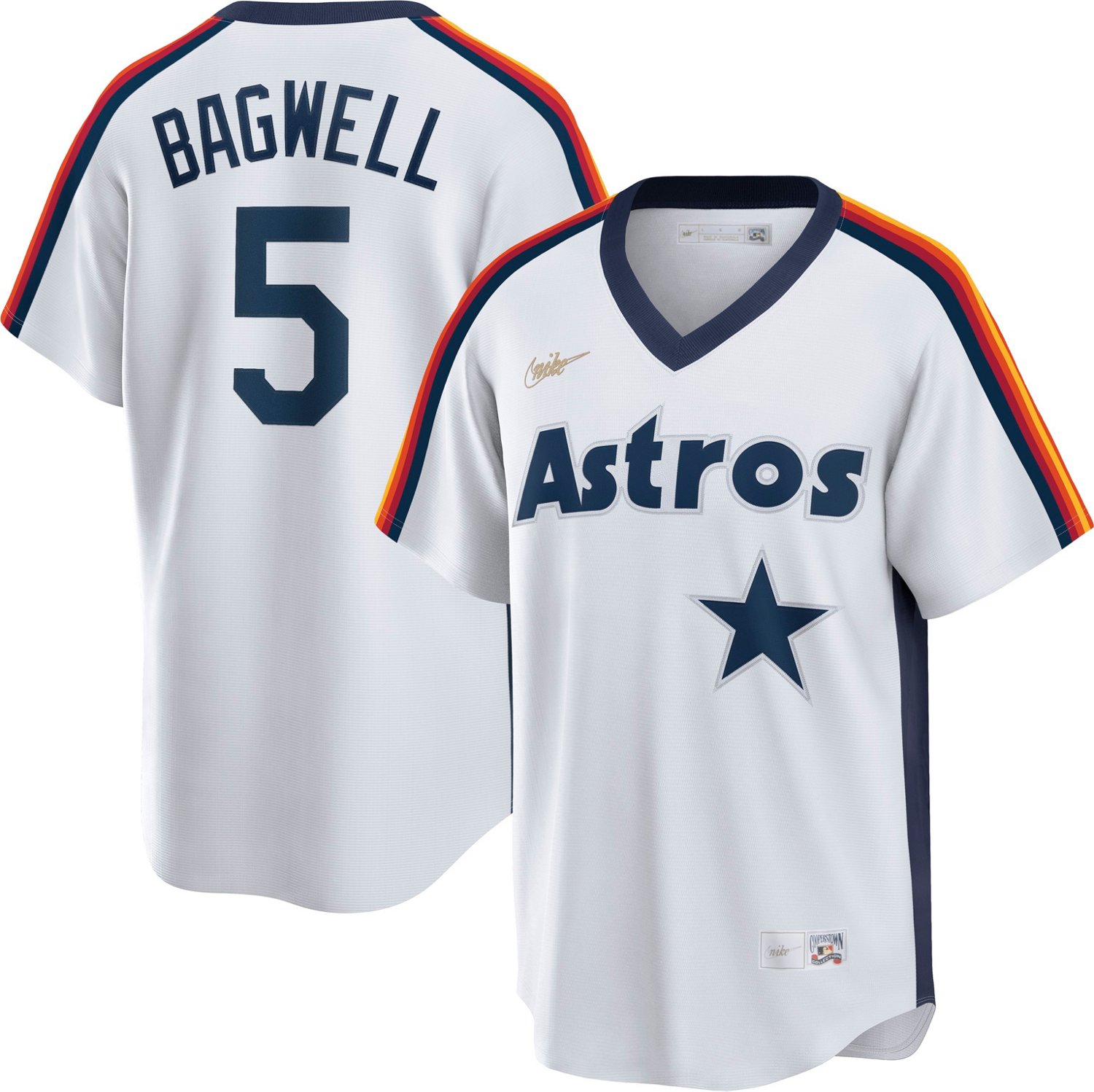 Nike Men's Houston Astros Jeff Bagwell Official Cooperstown Jersey - view number 3
