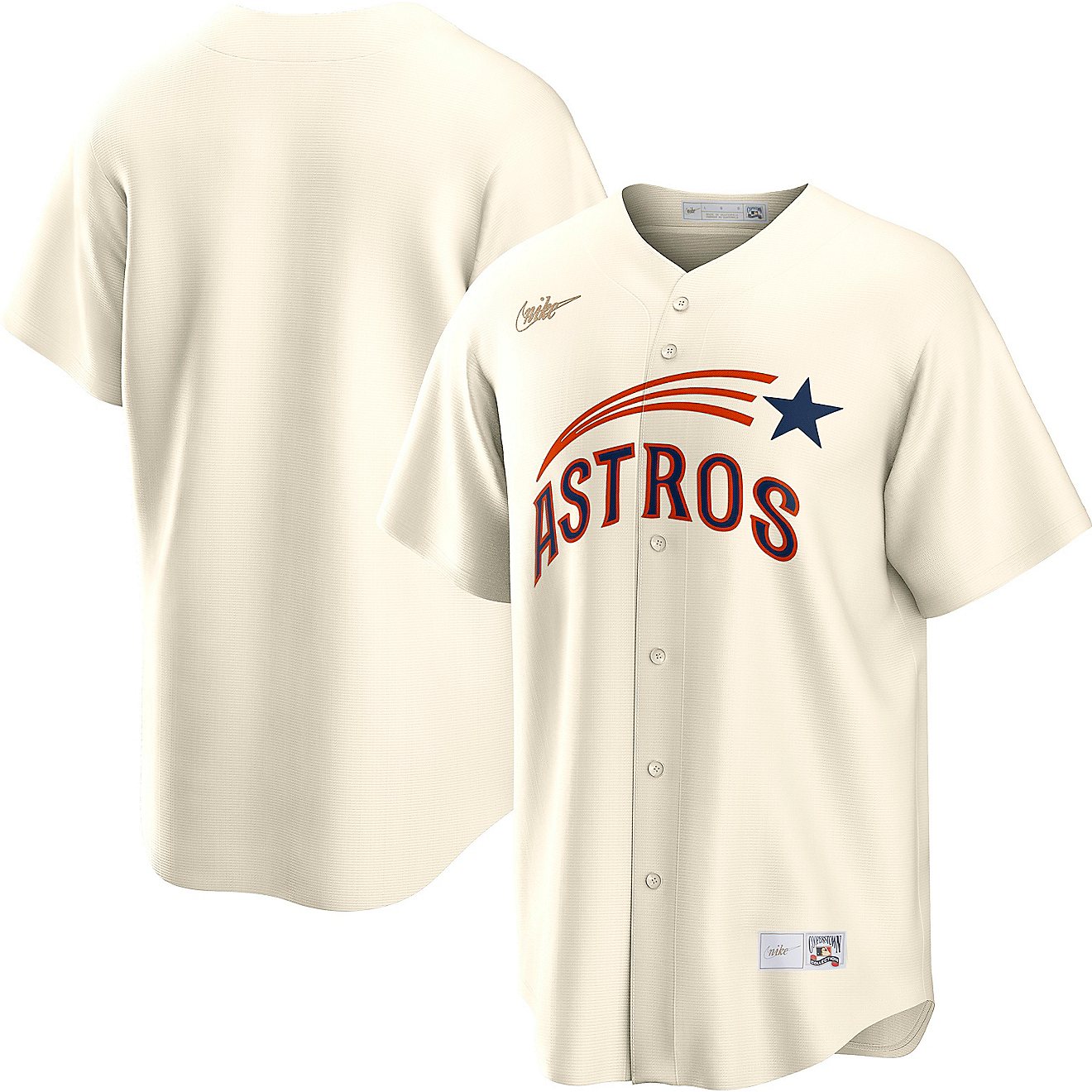 Nike Men's Houston Astros Official Cooperstown Jersey                                                                            - view number 3