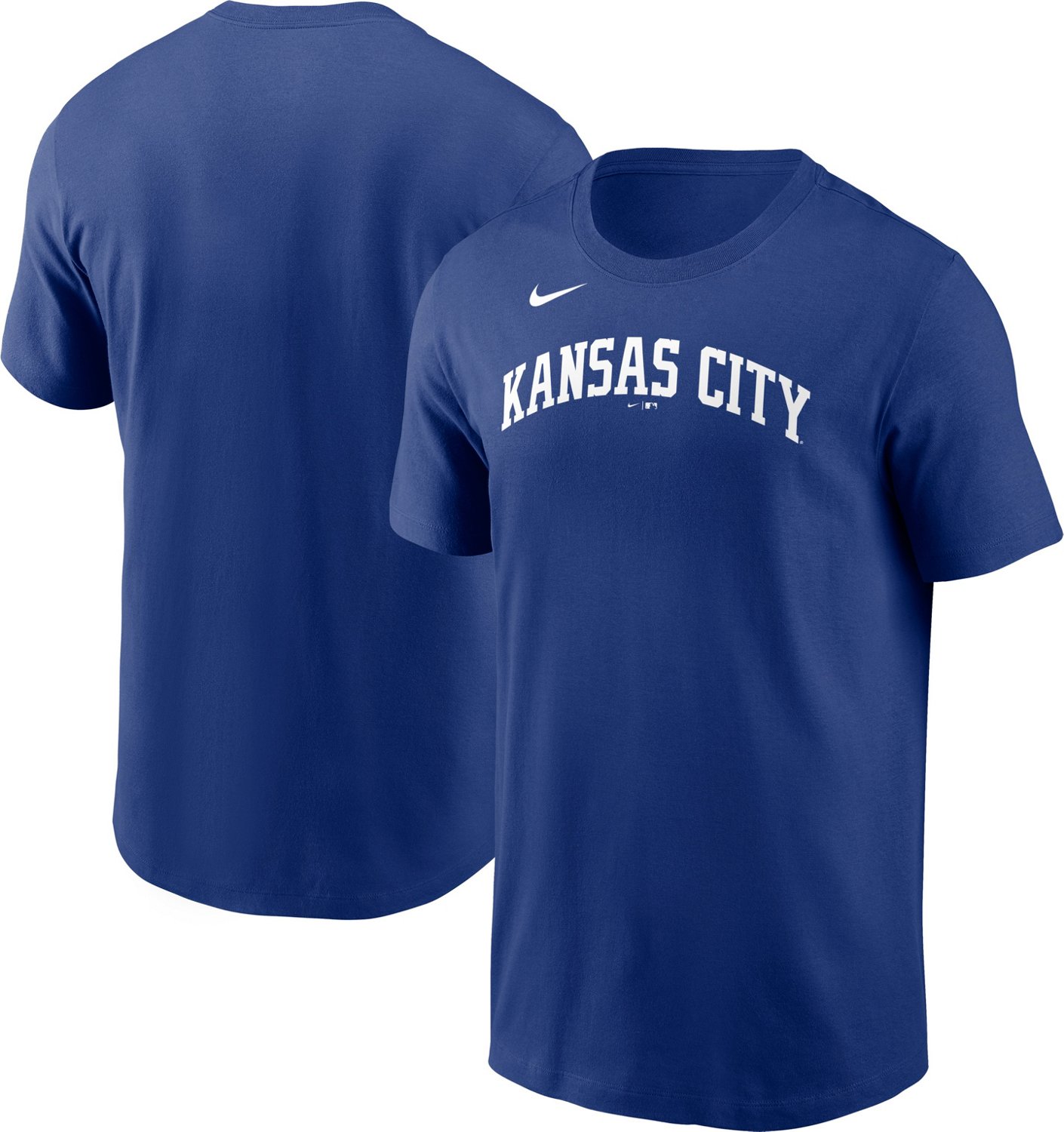 Nike Men's Kansas City Royals Alt Wordmark Graphic T-shirt - view number 3