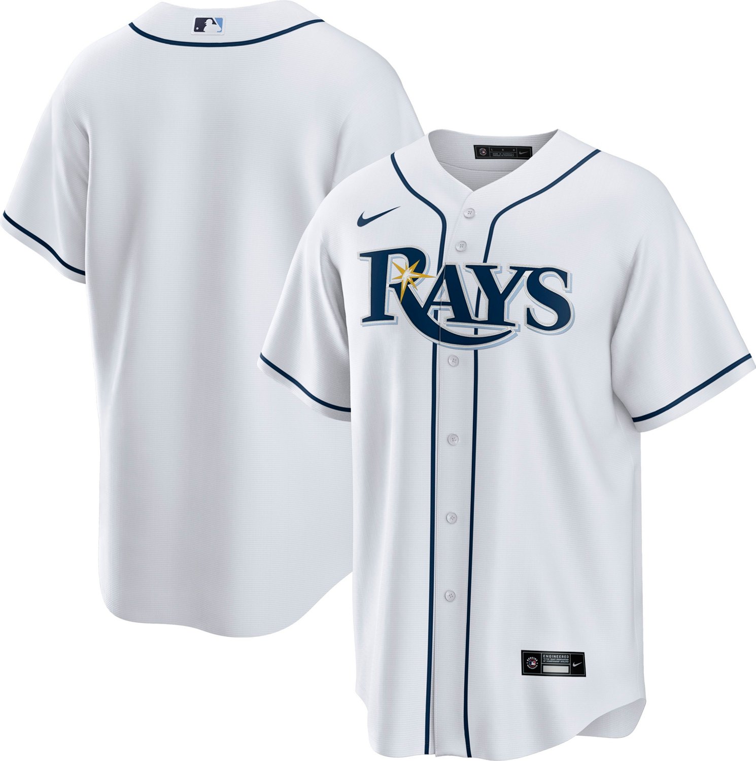 Nike Men's Tampa Bay Rays Official Replica Jersey                                                                                - view number 3