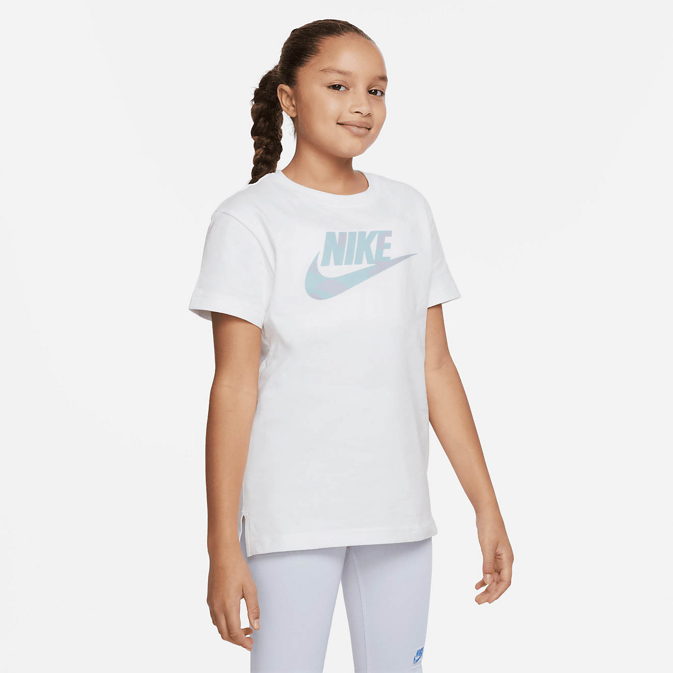 Nike Girls' Sportswear Basic Futura T-shirt                                                                                      - view number 1