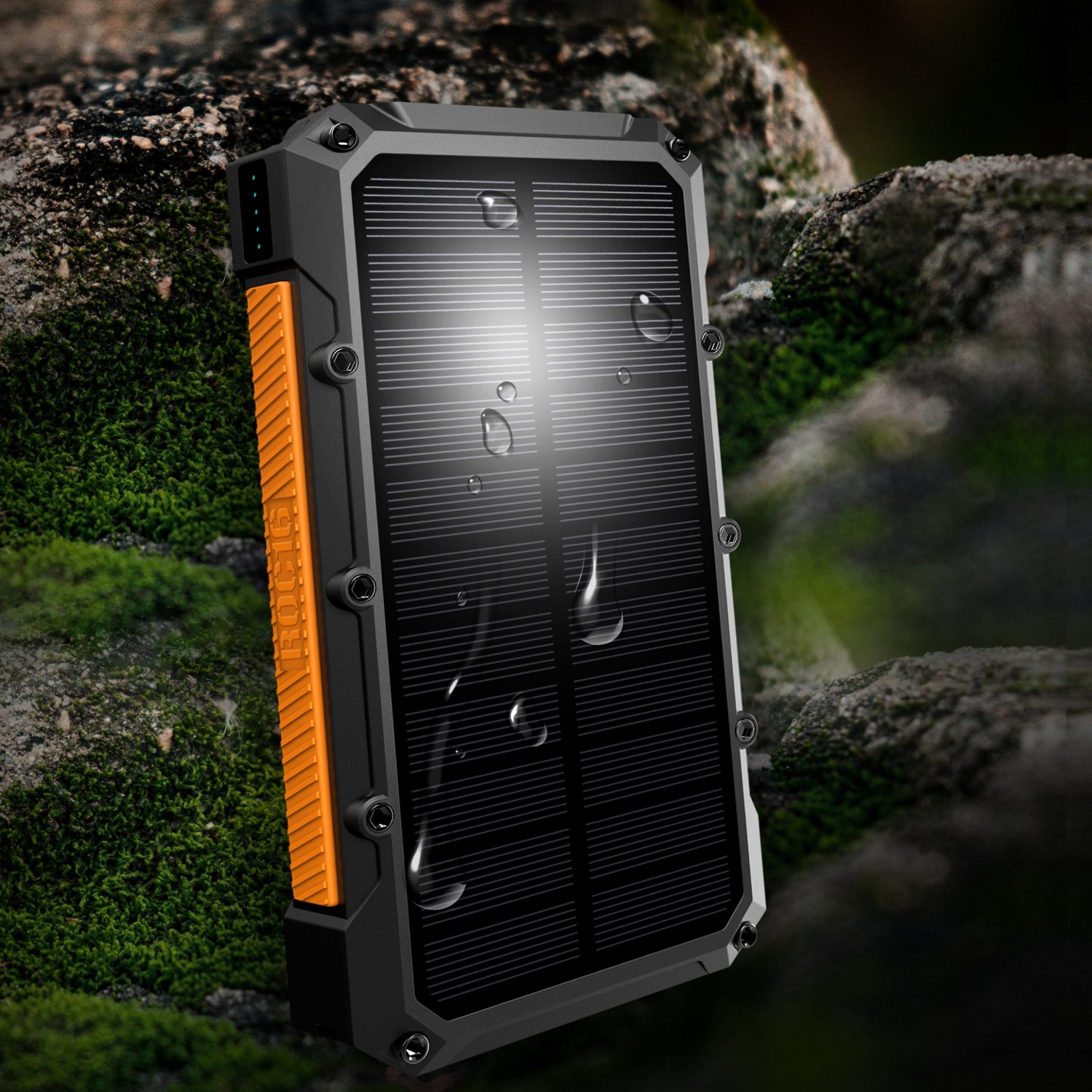 Tough Tested 16,000mAh Solar Power Bank with Flashlight