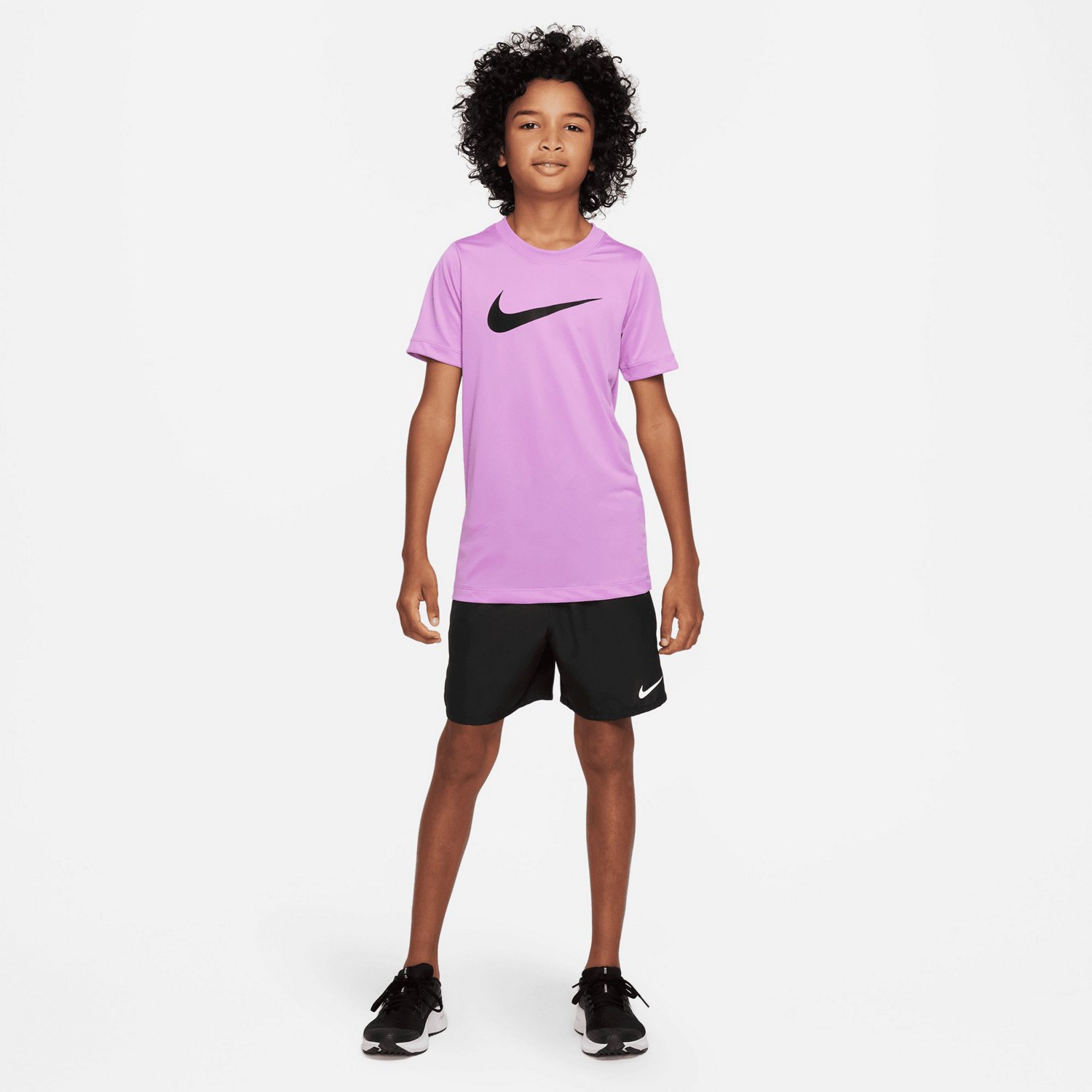 Nike Boys' DriFIT Legend Swoosh Tshirt Academy