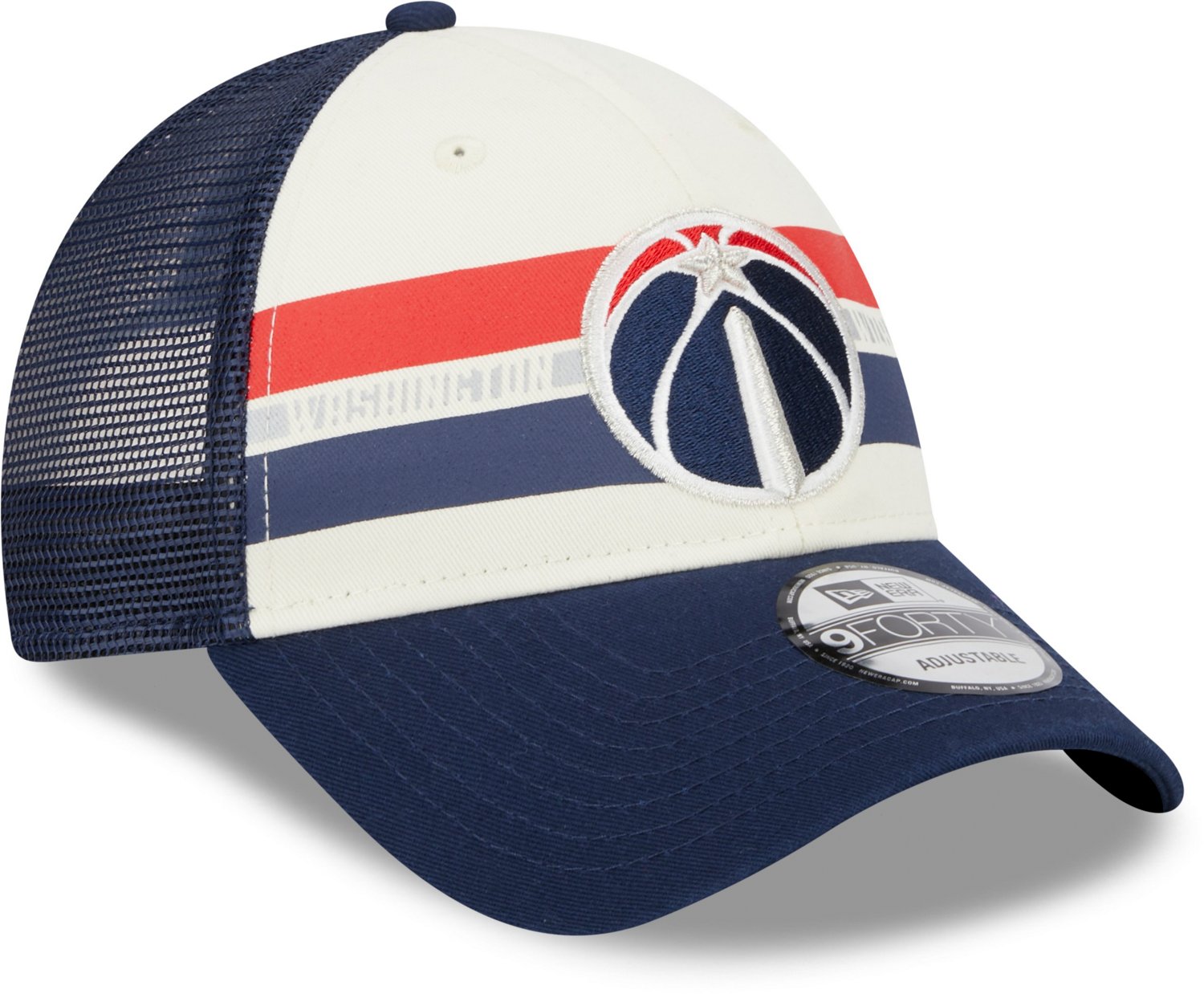 New Era Men’s Washington Wizards Stripes 9FORTY Cap - view number 3