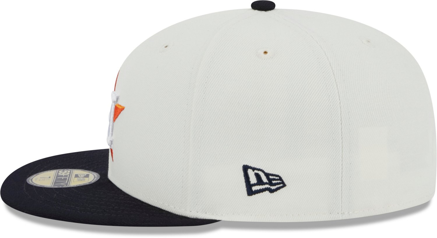Houston Astros Black Double Throwback New Era 59Fifty Fitted