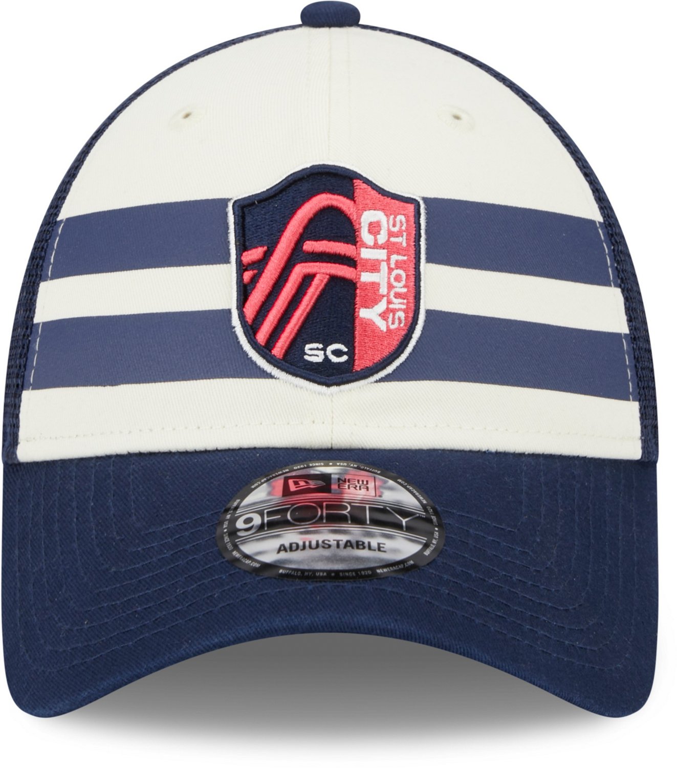 New Era Men's St. Louis SC Team Stripes 9FORTY Cap - view number 2