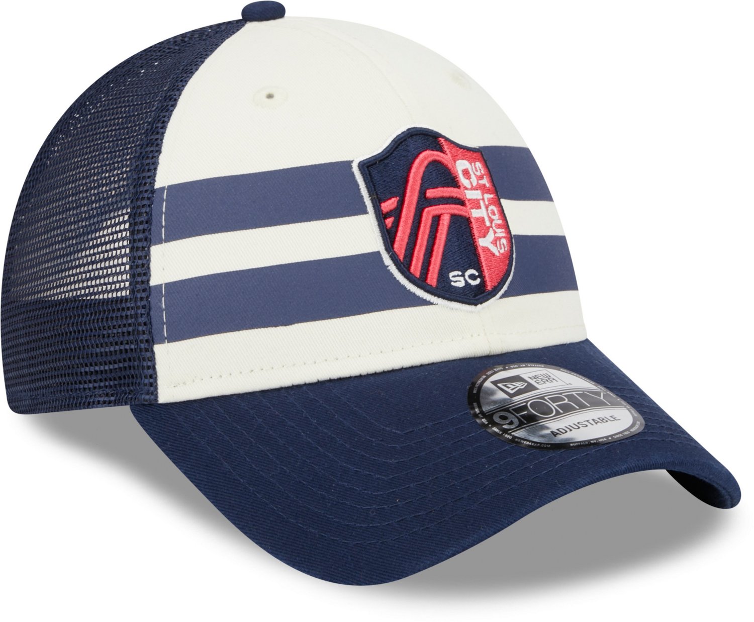 New Era Men's St. Louis SC Team Stripes 9FORTY Cap - view number 3