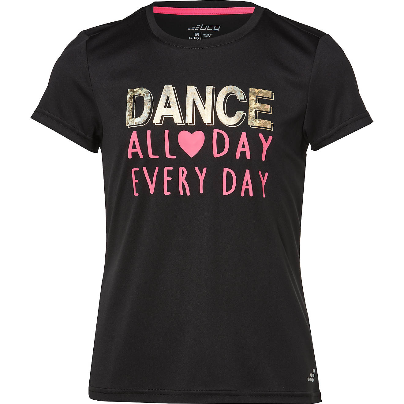 BCG Girls' Turbo Dance All Day T-shirt                                                                                           - view number 1