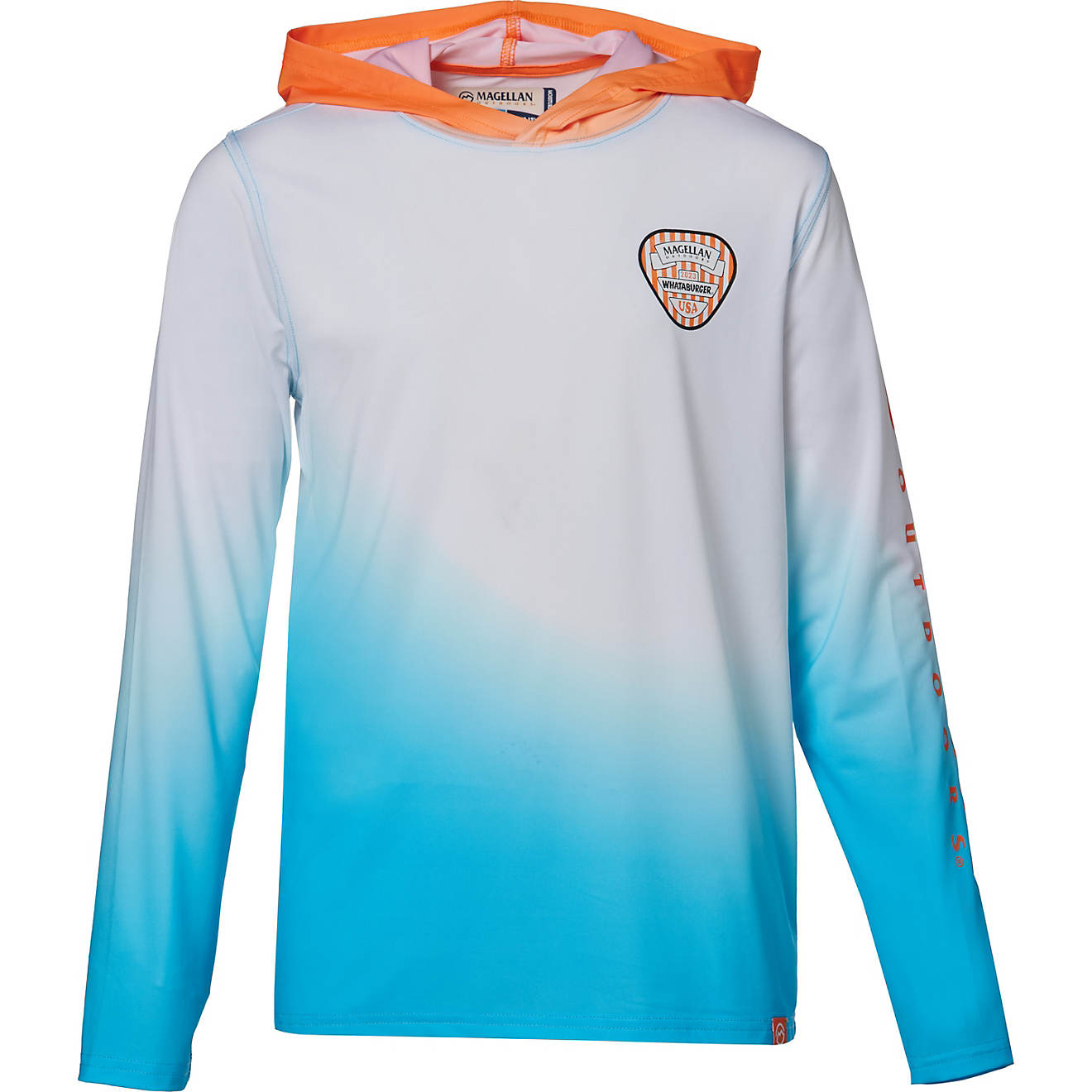 Magellan Outdoors Boys' Whataburger Tri Ombre Hoodie                                                                             - view number 1