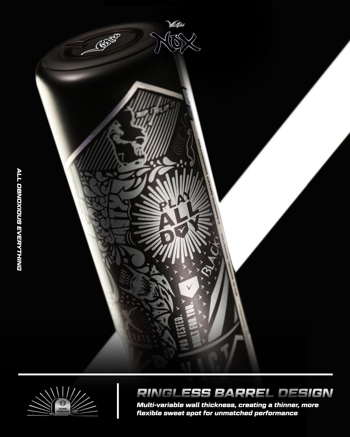 Victus Sports Youth NOX 2 Senior League Aluminum Baseball Bat -10 - view number 5