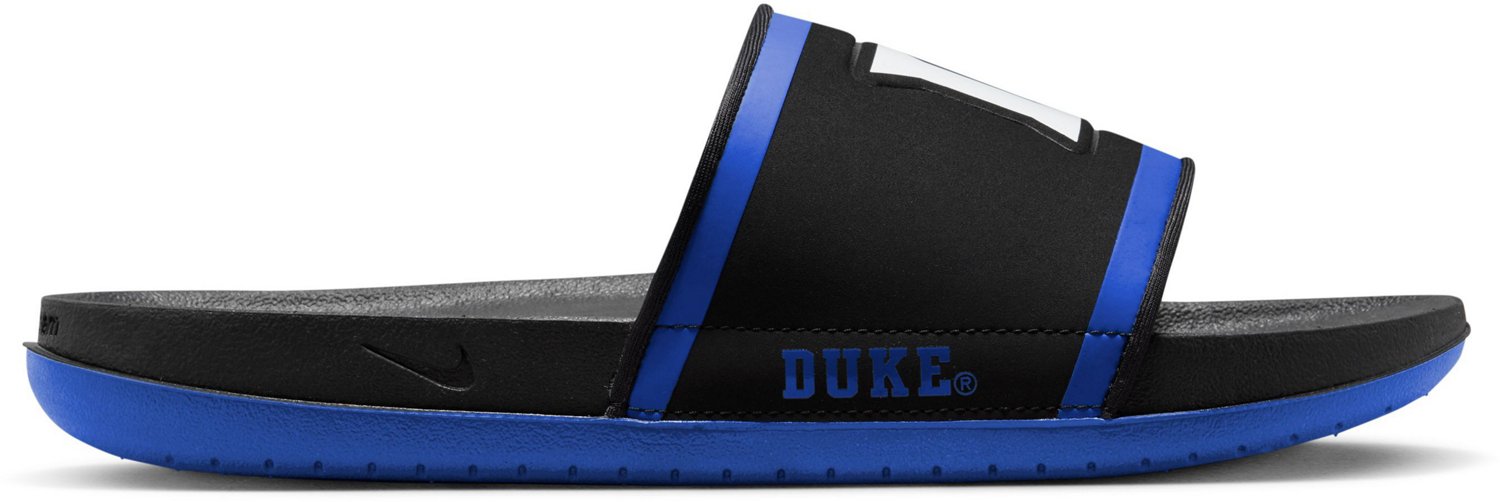 Blue nike slides on sale mens