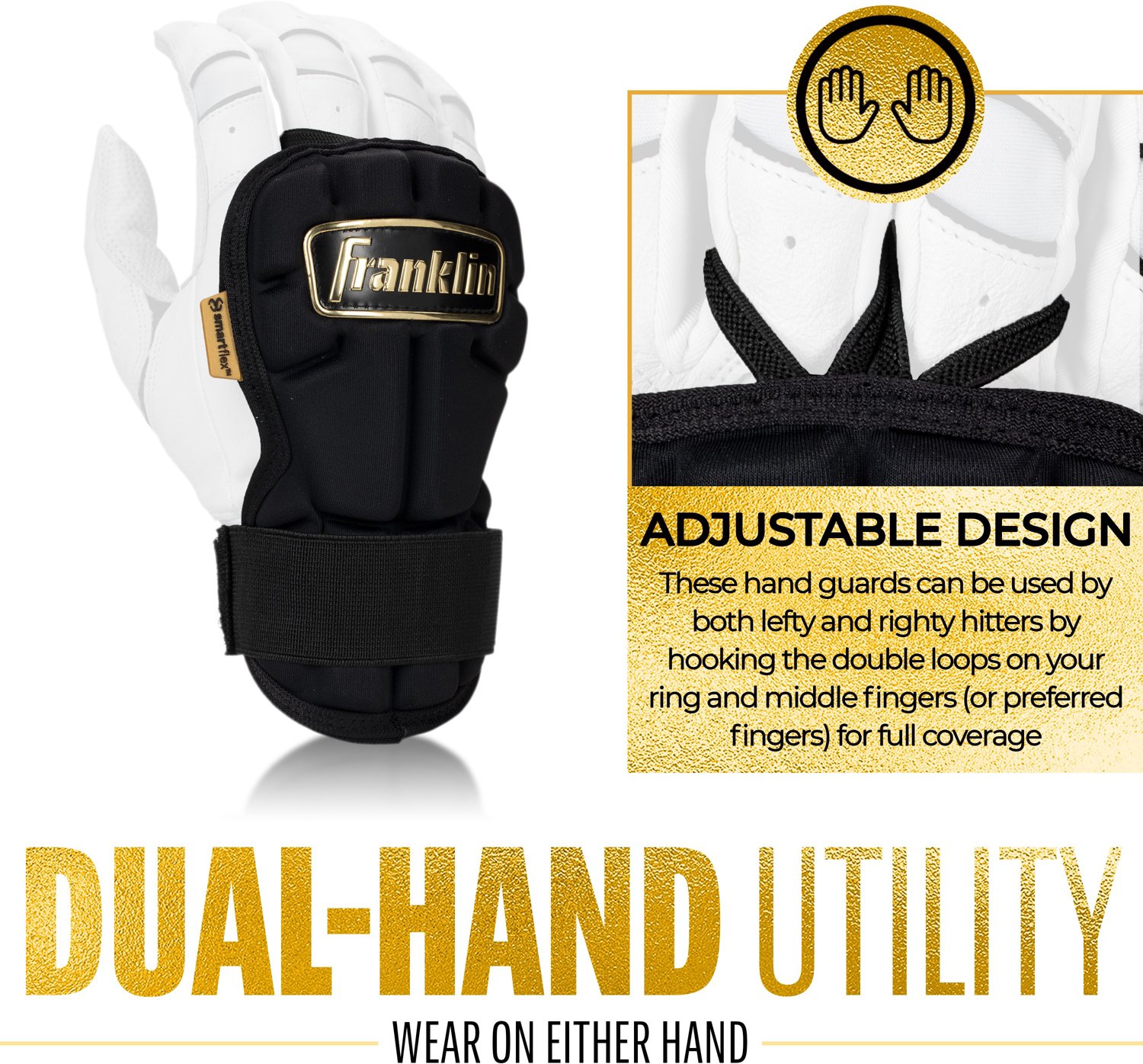 Franklin Adult MLB CFX PRT Series Large Hand Guard                                                                               - view number 8