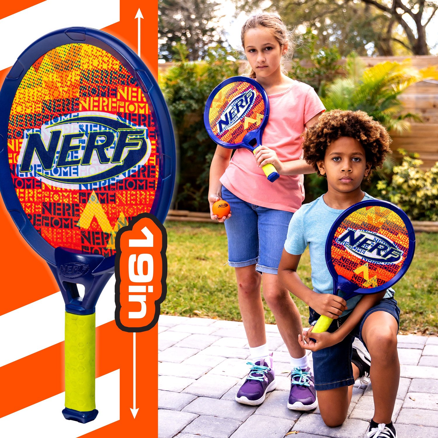 Franklin Kids' NERF Small Driveway Tennis Set - view number 4