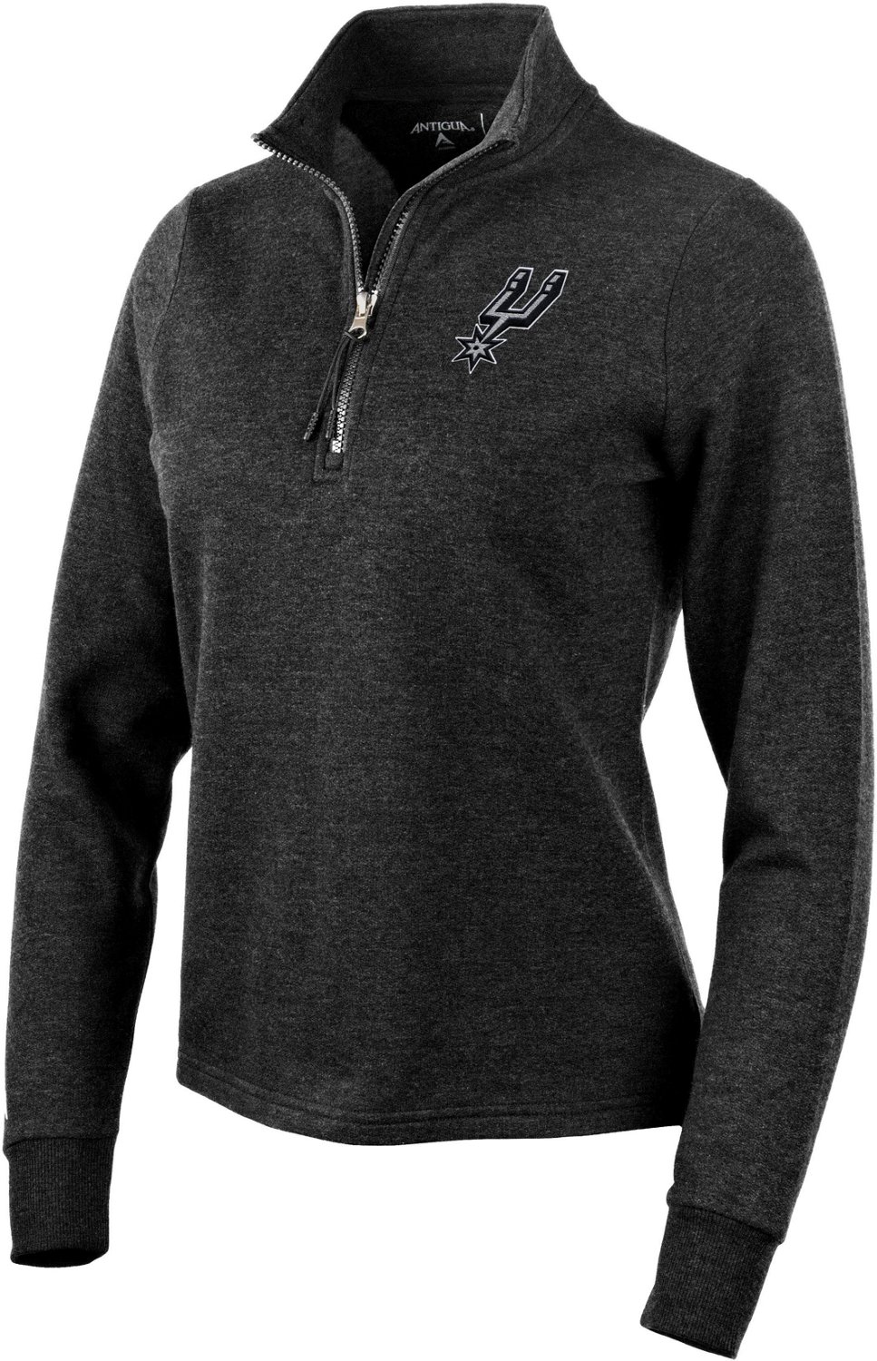 Antigua Women's San Antonio Spurs Action 1/4-Zip Pullover