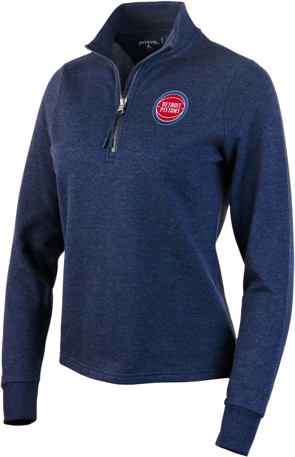 Antigua Women's Detroit Pistons Action 1/4-Zip Pullover