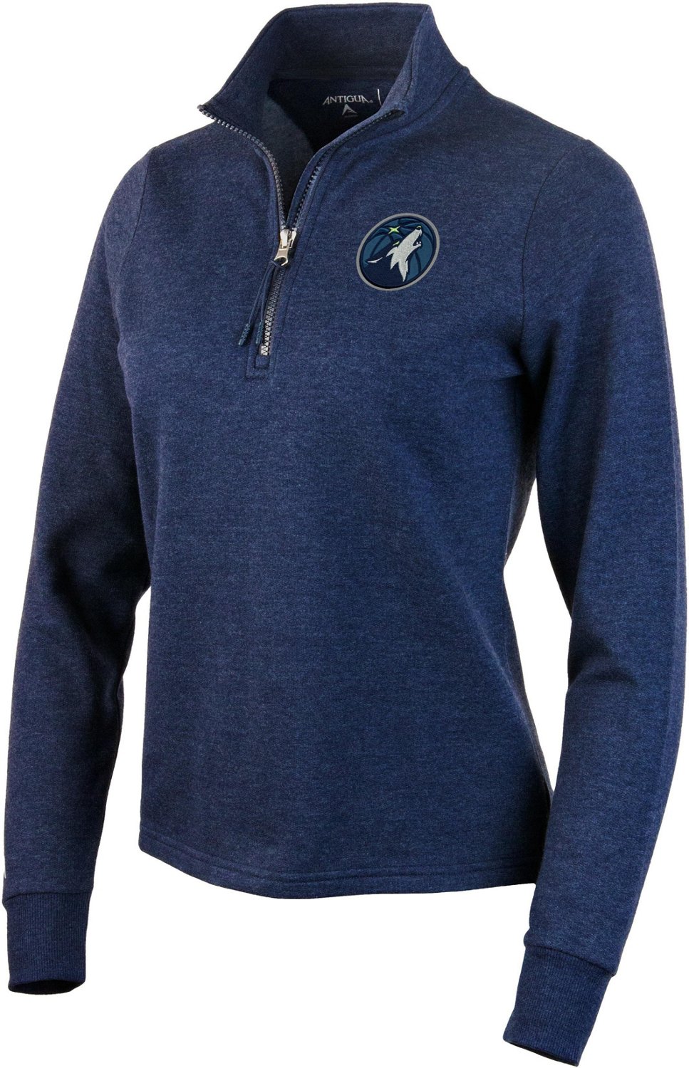 Antigua Women's Minnesota Timberwolves Action 1/4-Zip Pullover