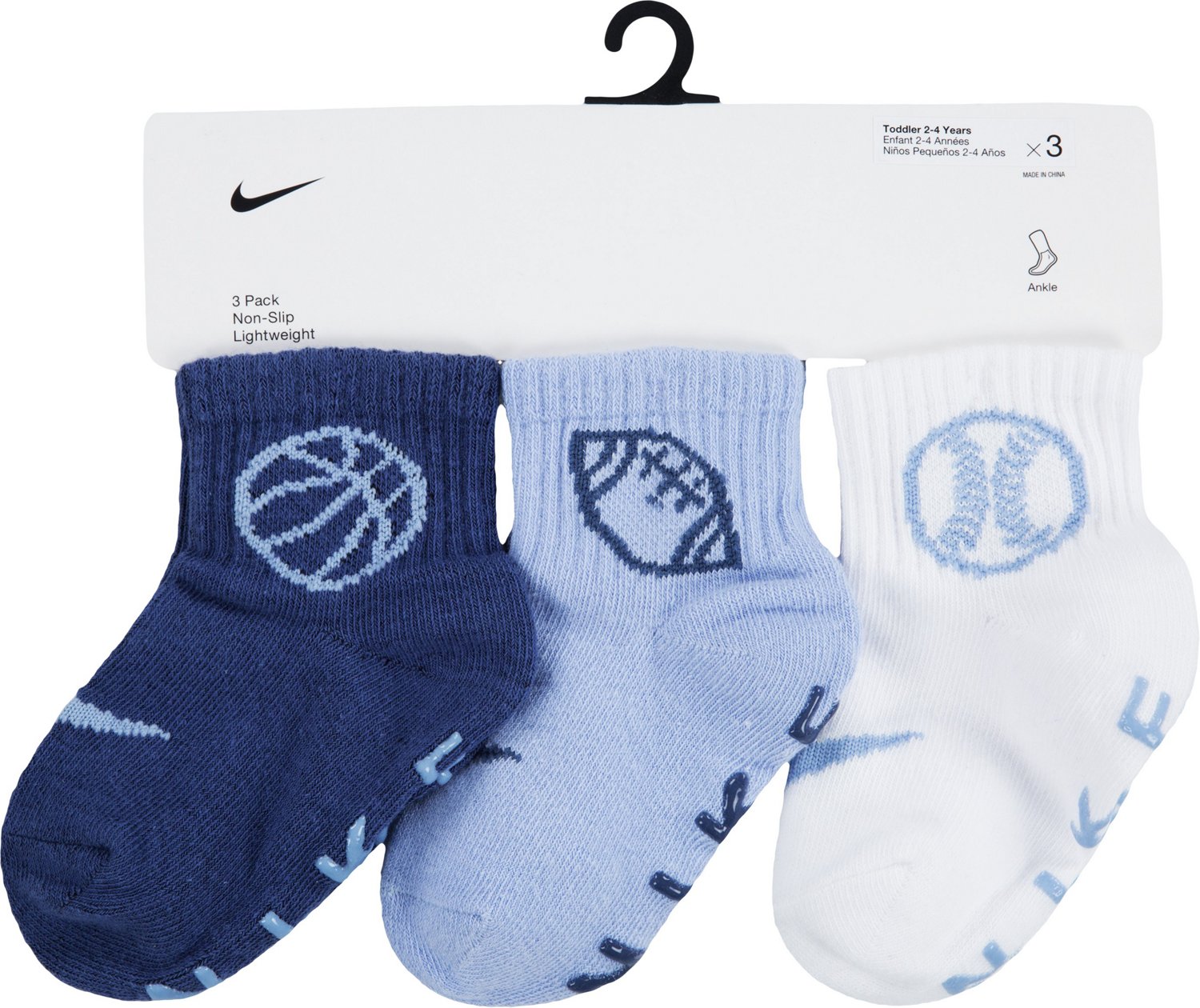 Nike Youth Sports Quarter Socks 3Pack Academy