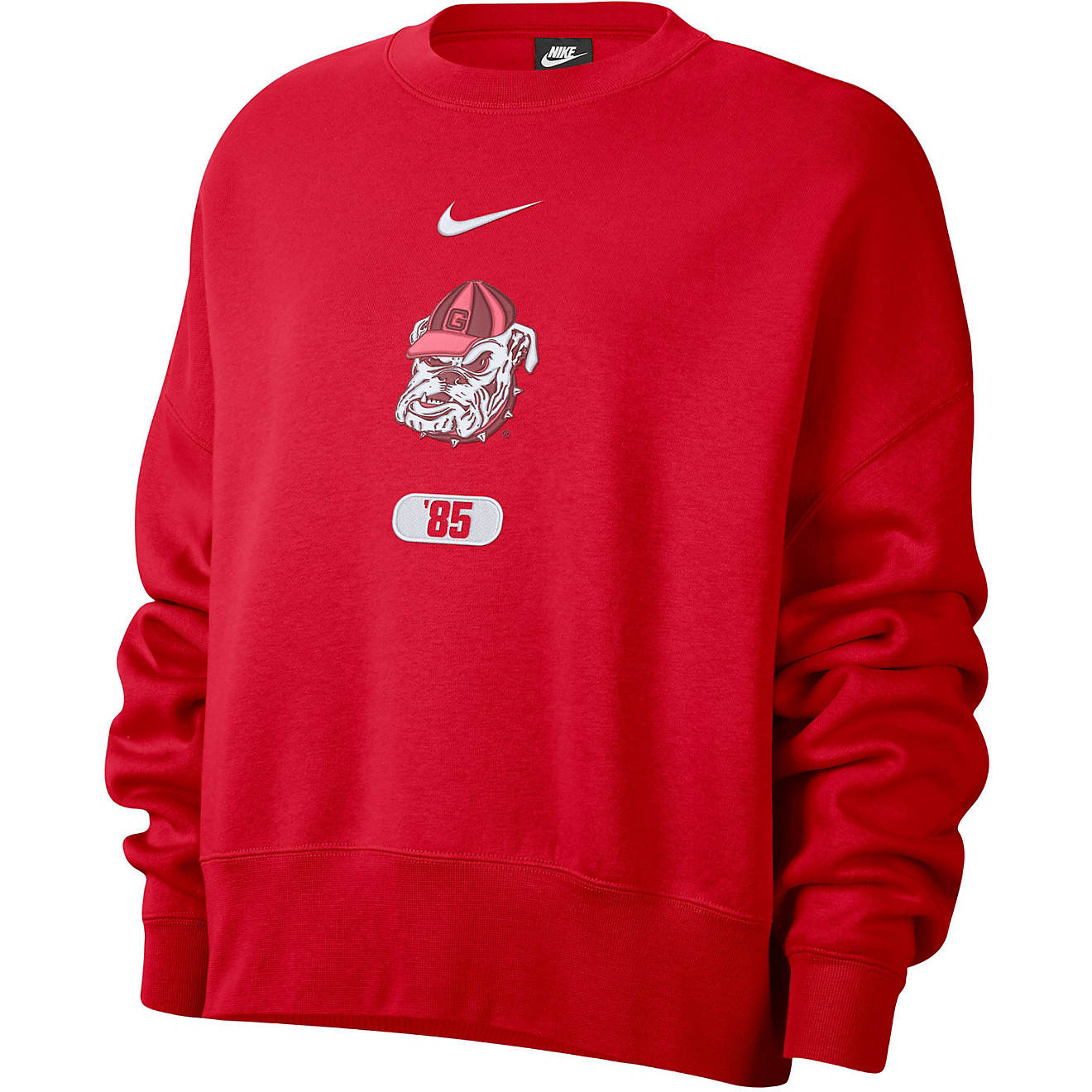 Nike Women's University of Georgia Everyday Campus Crew Sweatshirt ...