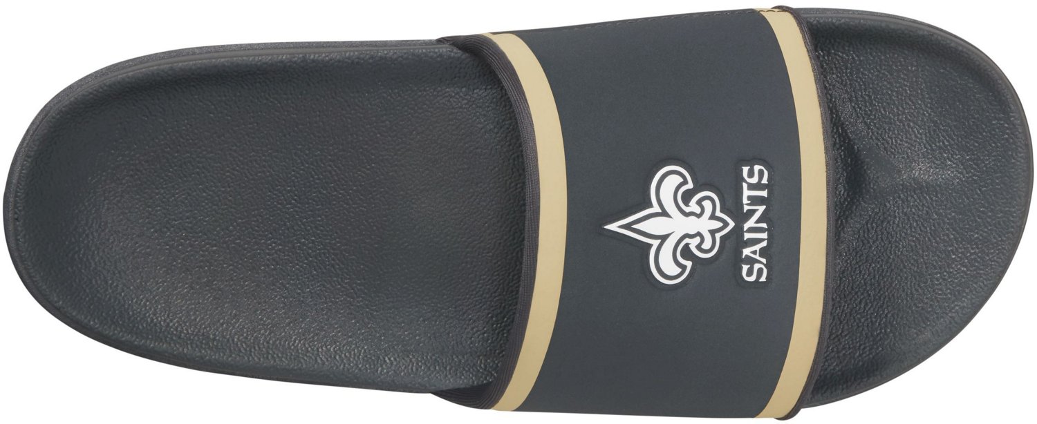 Nike Men's New Orleans Saints Team Black Off-Court Slide Sandals