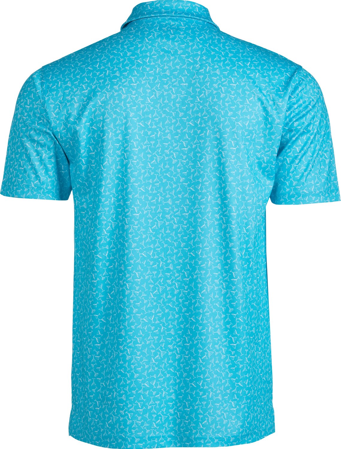 BCG Men's Golf Ditsy Print Polo Shirt Academy