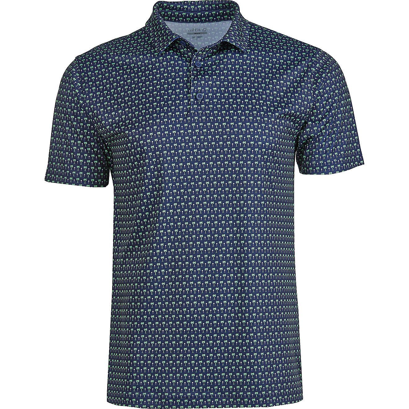 BCG Men's Golf Ditsy Print Polo Shirt                                                                                            - view number 1