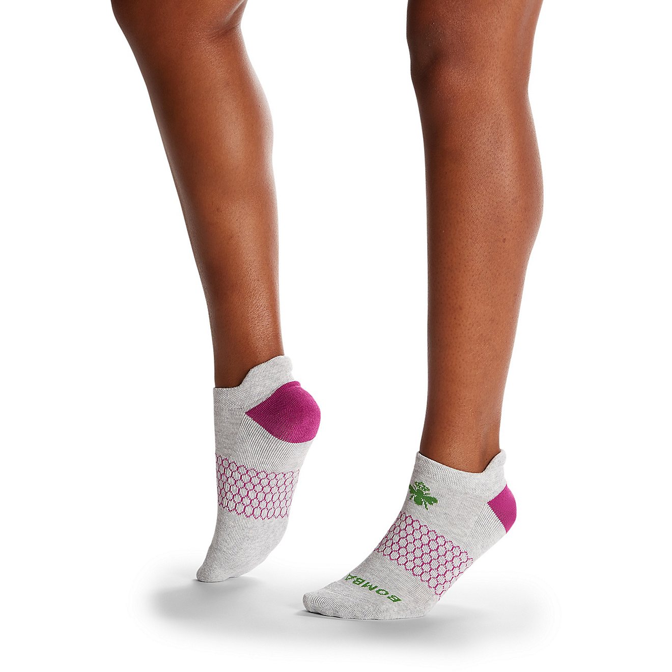 Bombas Women's Heather Tab No Show Socks                                                                                         - view number 1