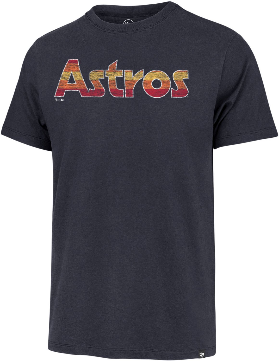 47 Men's Houston Astros Vintage Premier Wordmark Franklin T-shirt