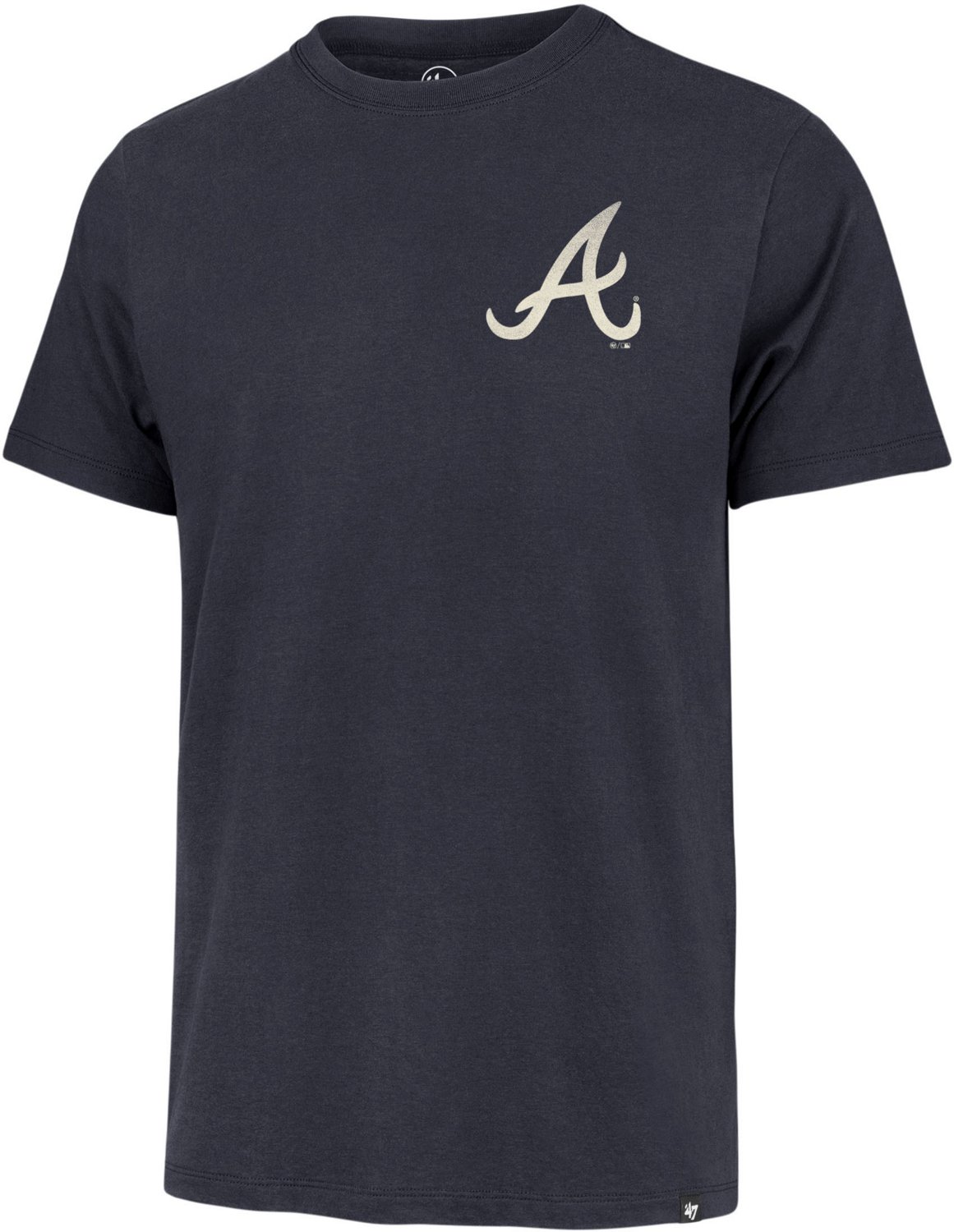 47 Atlanta Braves Turn Back Franklin Graphic T-Shirt Navy Blue, X-Large - MLB Ss/Ls/Sl/Mck Tees at Academy Sports