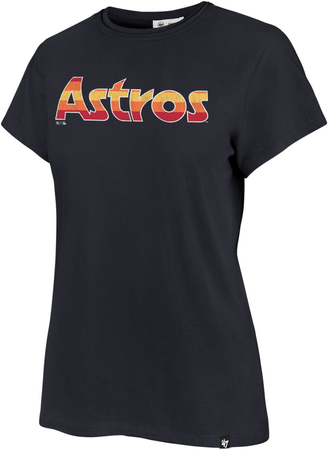 47 Women's Houston Astros Vintage Premier Wordmark Frankie T-shirt