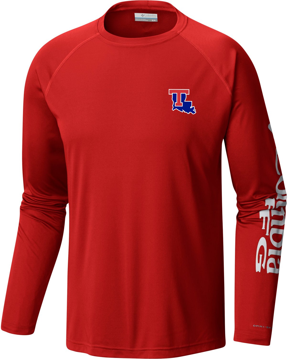 Columbia Sportswear Men's Louisiana Tech University Terminal Tackle Long  Sleeve Graphic T-shirt