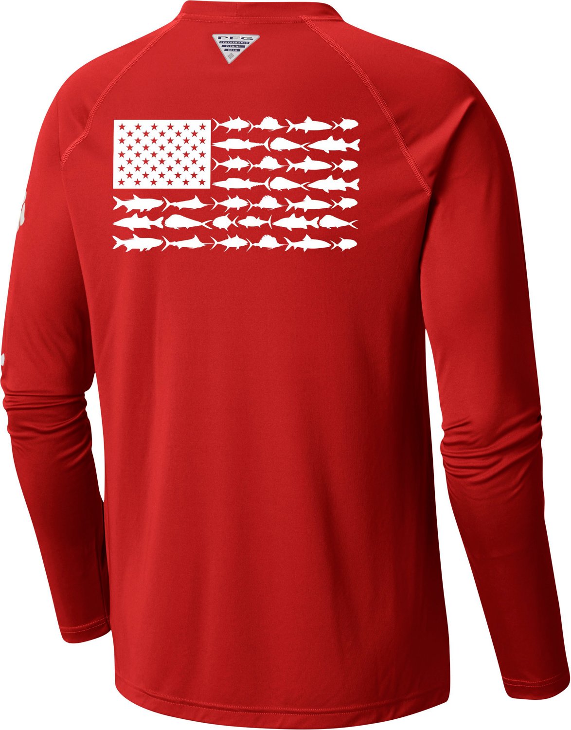 Columbia Sportswear Men's Louisiana Tech University Terminal Tackle Fish Flag Long Sleeve T-shirt - view number 2