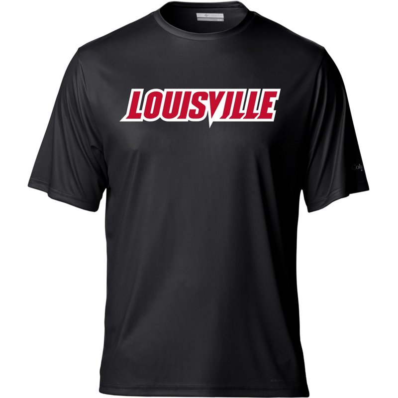 Columbia Sportswear Men's University of Louisville Terminal Tackle Short Sleeve T-shirt