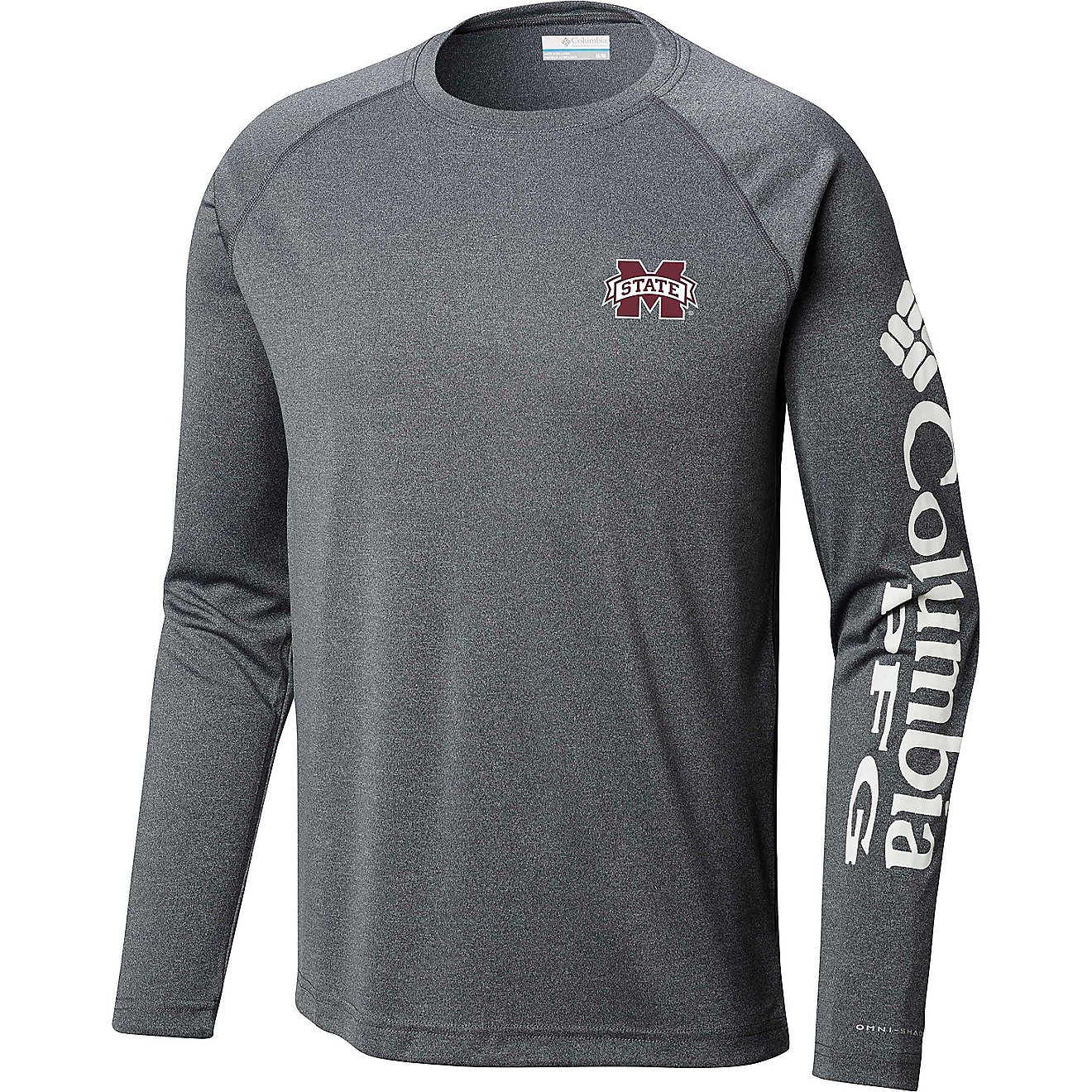 Columbia Sportswear Men's Mississippi State University Terminal Tackle Long Sleeve T-shirt                                       - view number 1