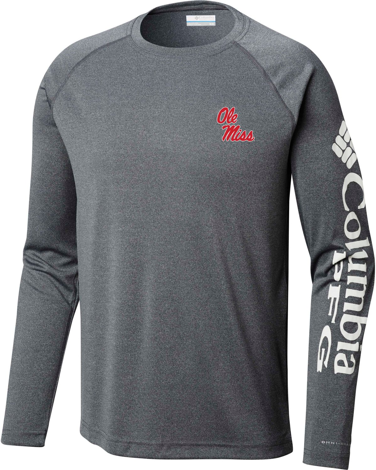 Columbia Sportswear Men's University of Mississippi Terminal Tackle Long  Sleeve T-shirt