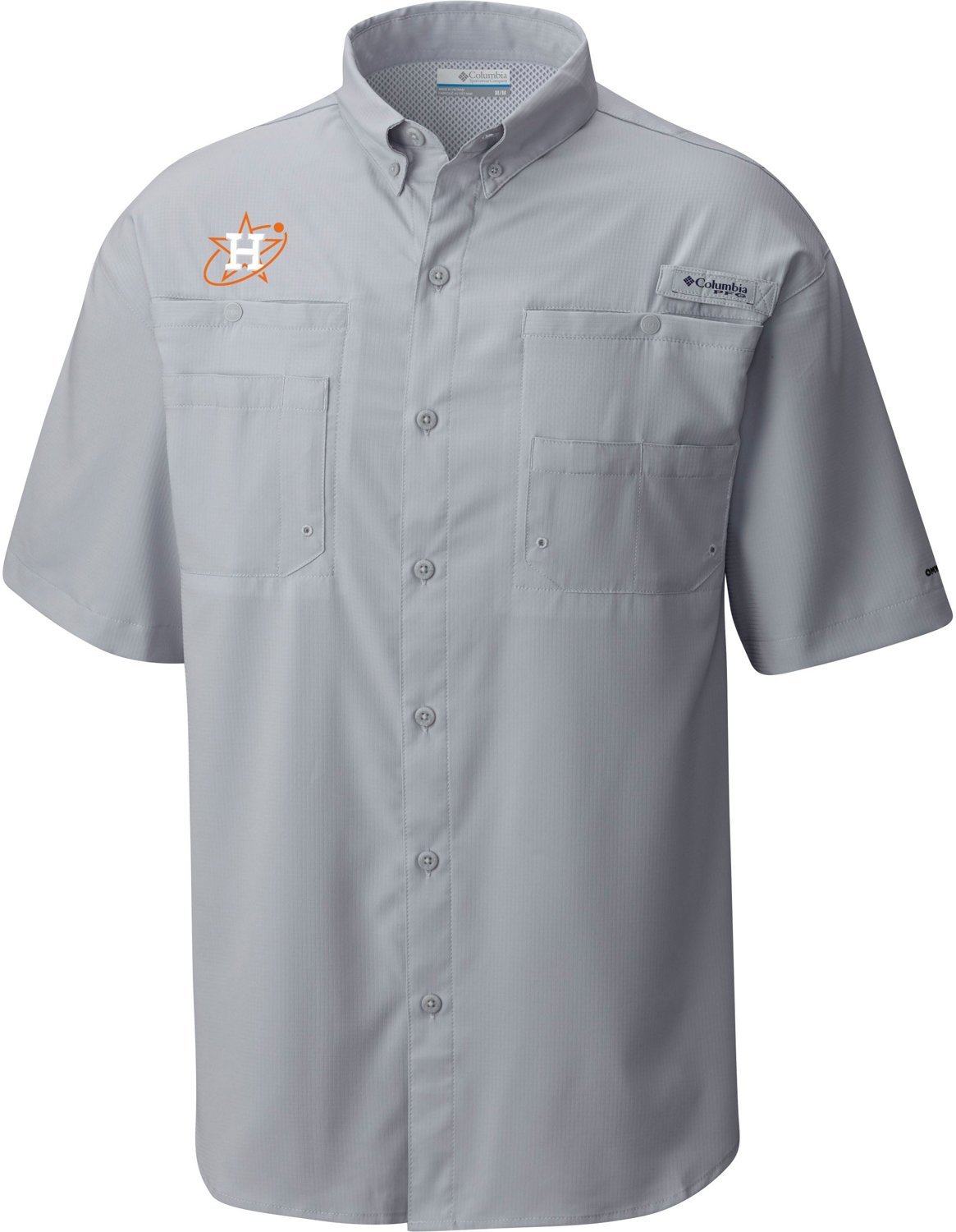 Columbia Sportswear Men's Houston Astros PFG Tamiami Button Down Shirt