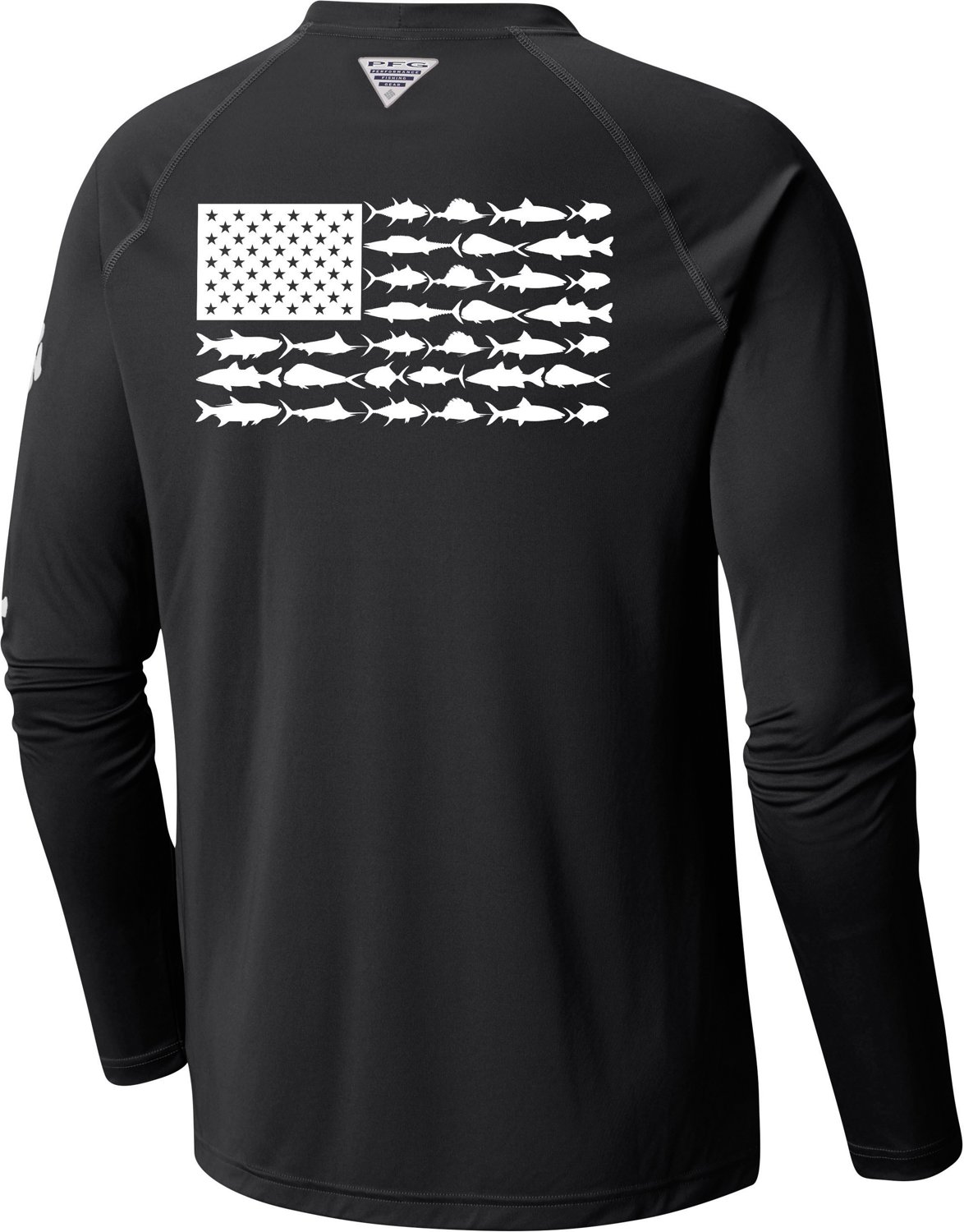Columbia Sportswear Men's University of Missouri Terminal Tackle Fish Flag  Long Sleeve T-shirt