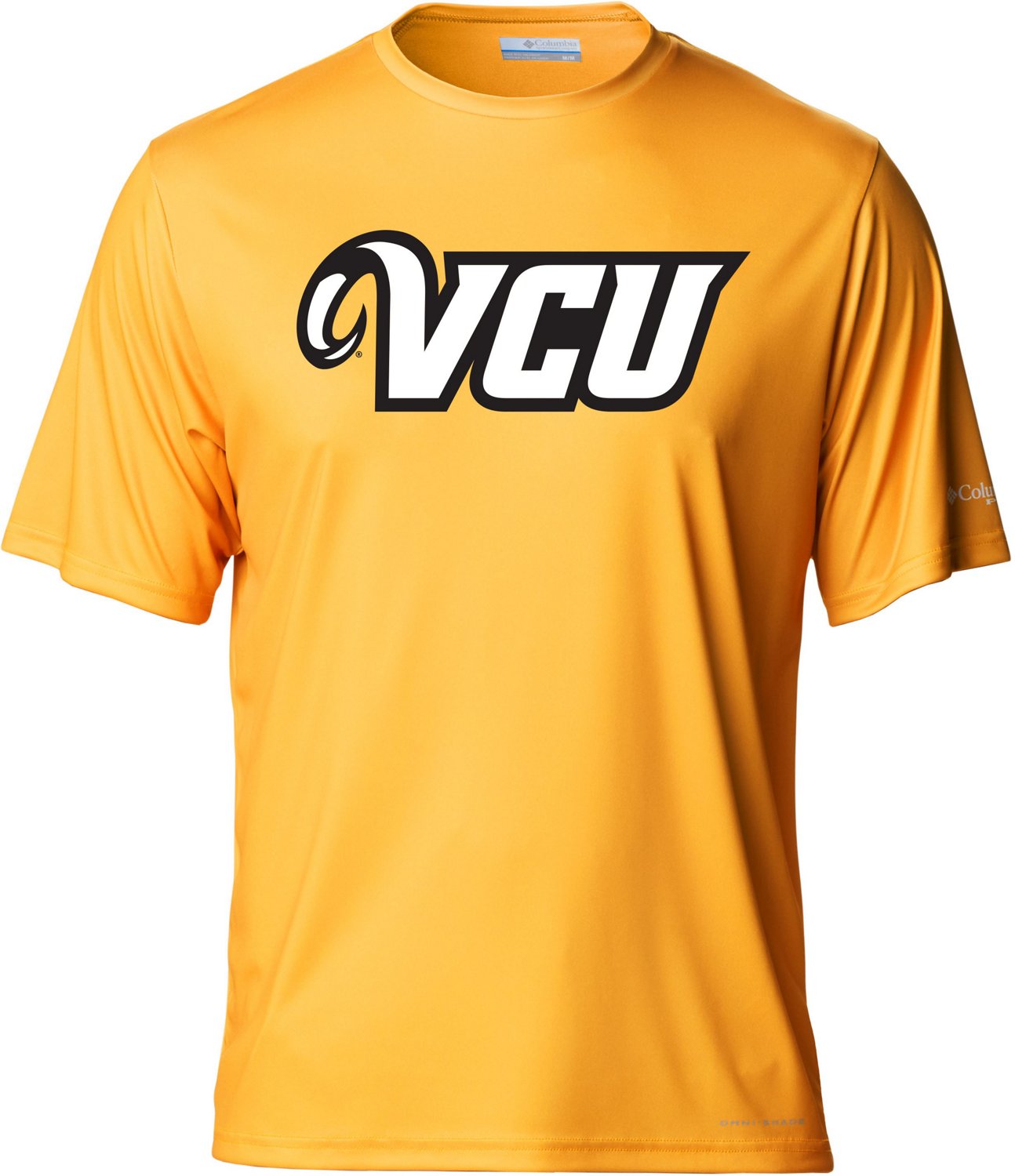 Columbia Sportswear Mens Virginia Commonwealth University Terminal Tackle Short Sleeve T Shirt