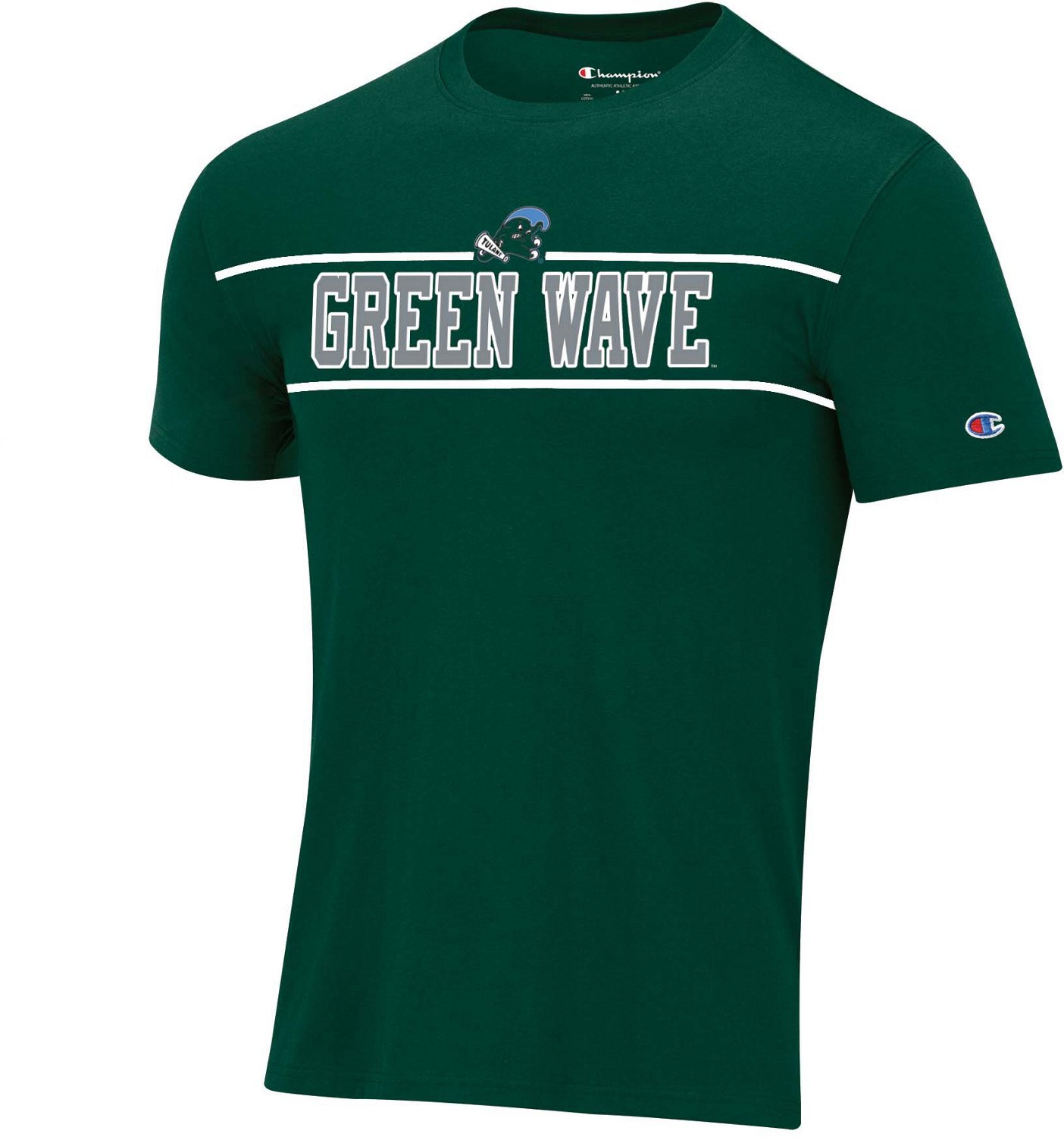 Champion Men's Tulane University Mascot Tshirt Academy