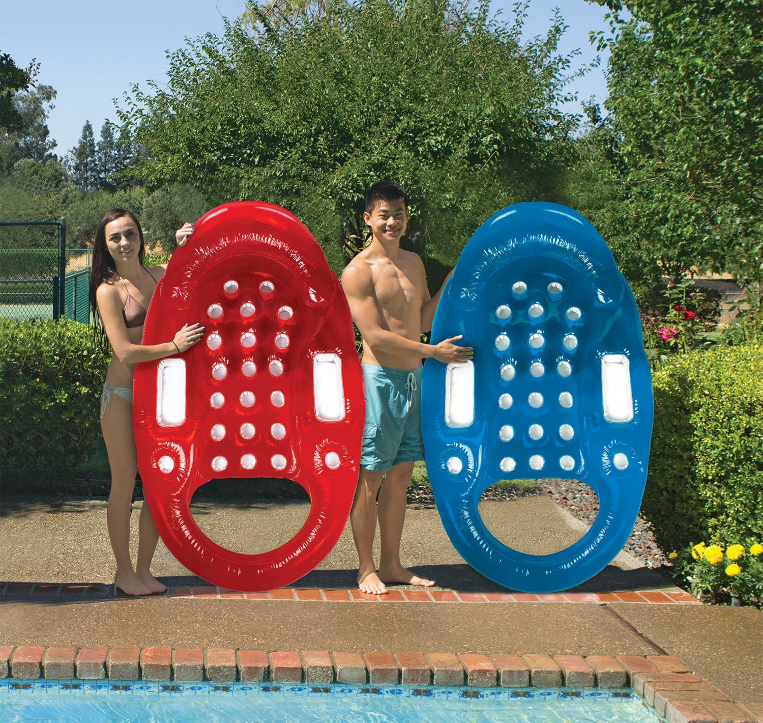 Poolmaster Deluxe French Pool Float Lounges 2-Pack                                                                               - view number 2