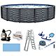 Blue Wave Affinity 24 ft Round Resin Top Rail Swimming Pool Package                                                              - view number 3