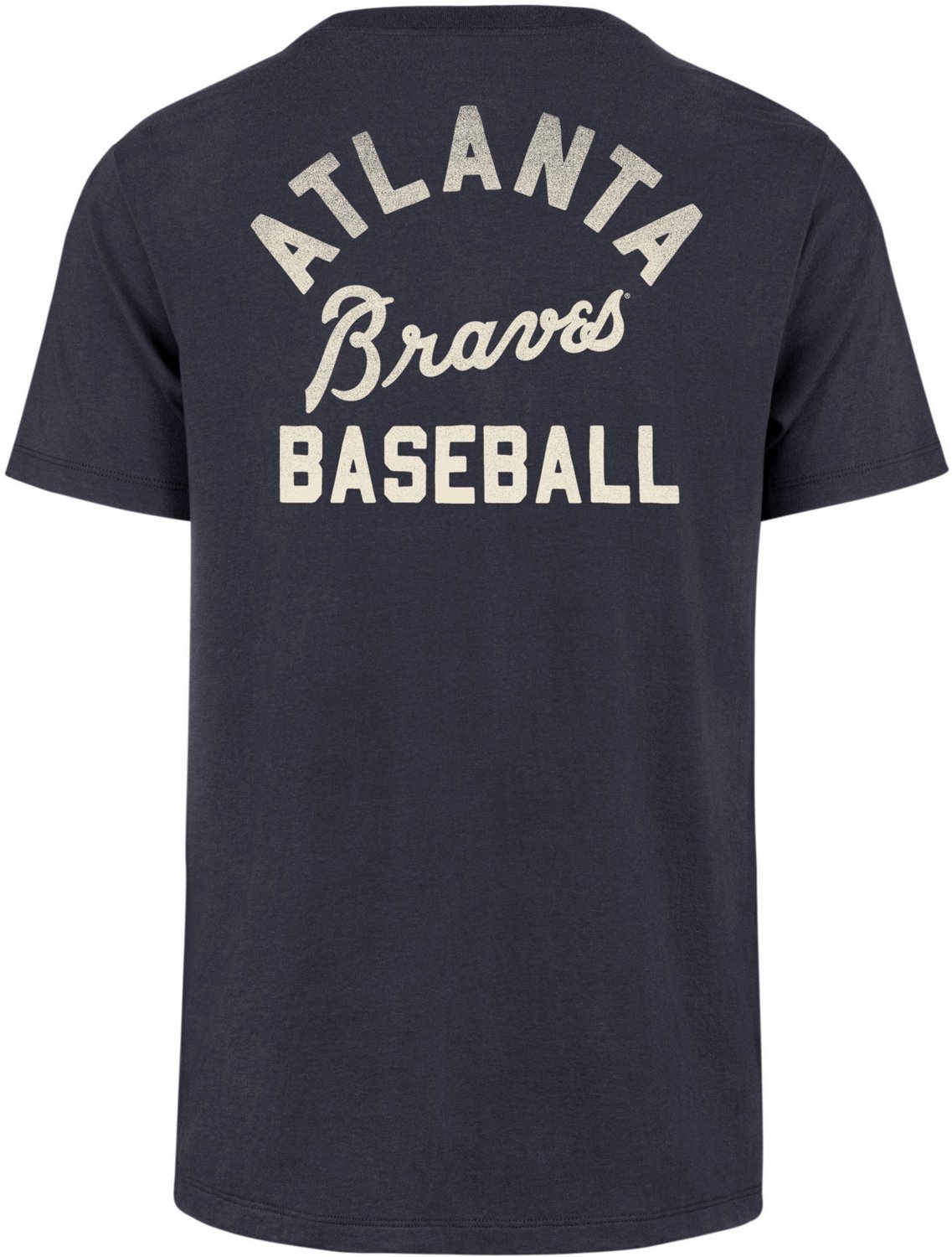 47 Atlanta Braves Turn Back Franklin Graphic T-Shirt Navy Blue, X-Large - MLB Ss/Ls/Sl/Mck Tees at Academy Sports