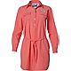 Magellan Outdoors Women's Southern Summer Solid Long Sleeve Fishing Shirt Dress                                                  - view number 1 selected