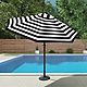 Mosaic 9ft Striped Fade-Resistant Patio Umbrella                                                                                 - view number 4