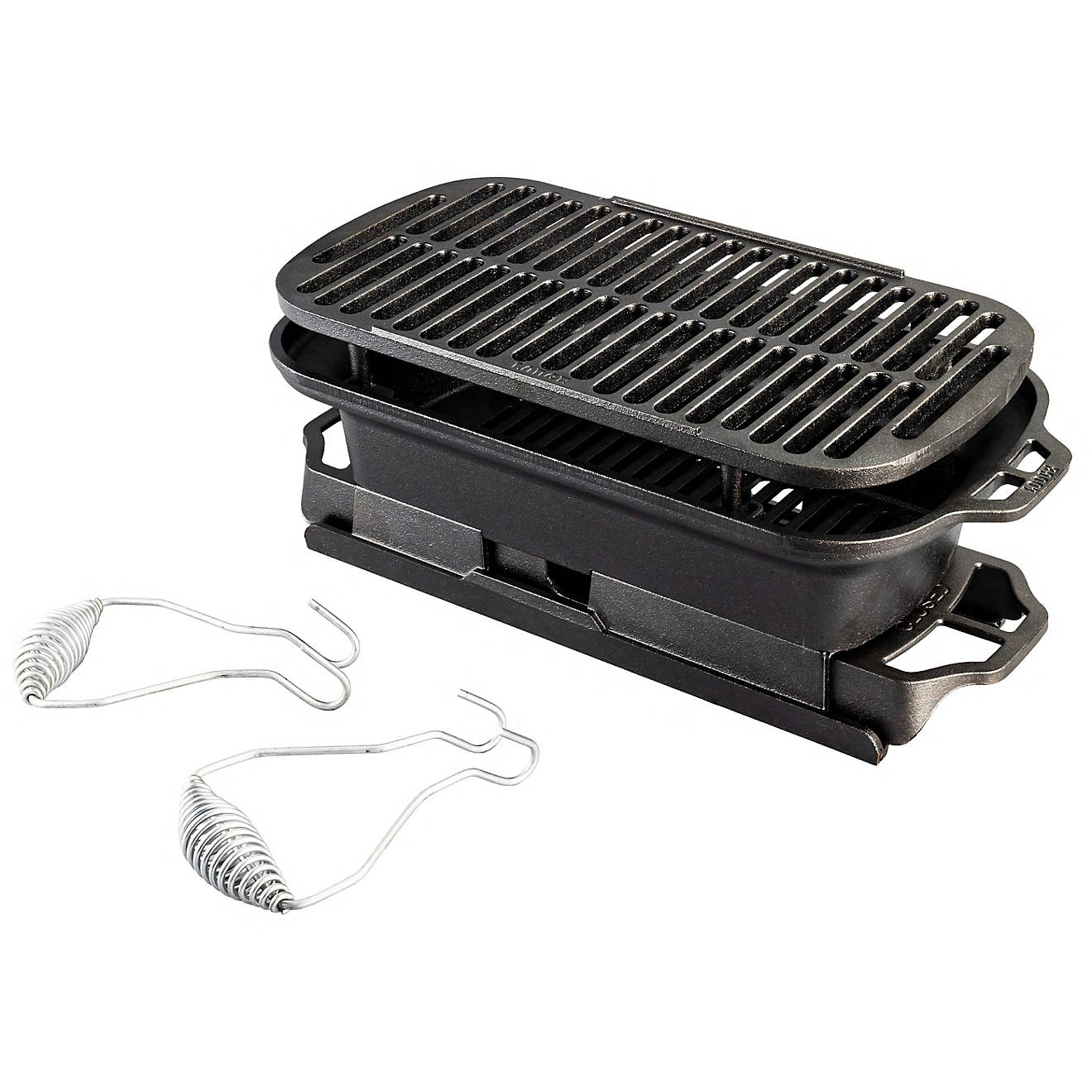 Lodge Sportsman's Pro Cast Iron Grill                                                                                            - view number 1