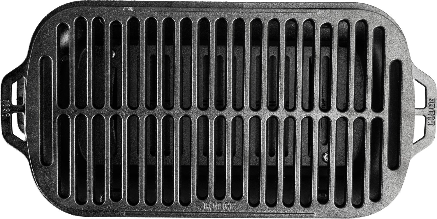 Lodge Sportsman's Pro Cast Iron Grill                                                                                            - view number 2