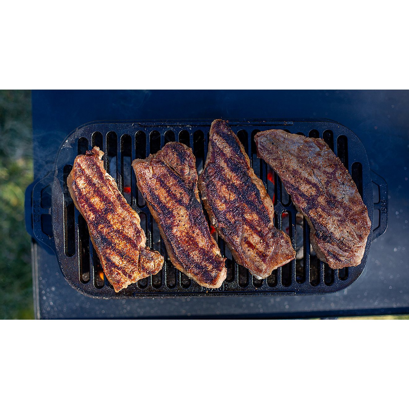 Lodge Sportsman's Pro Cast Iron Grill                                                                                            - view number 7