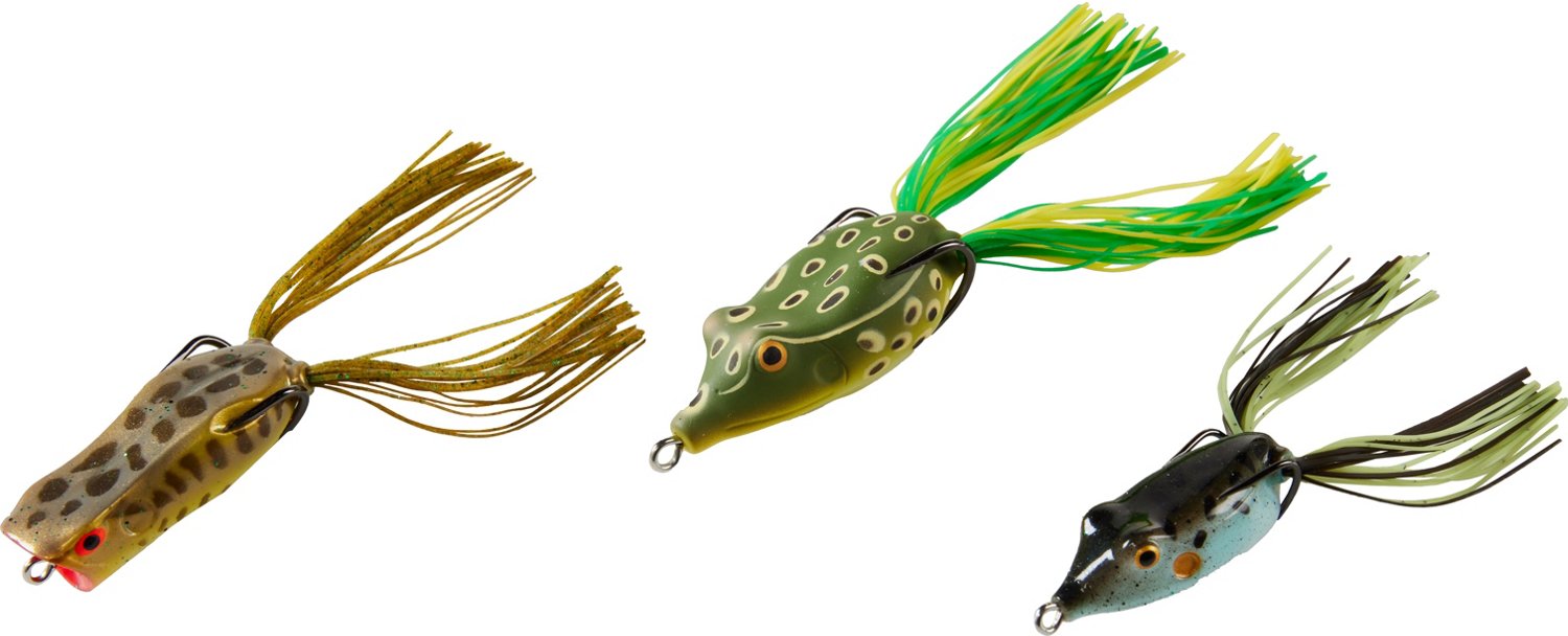 H2OX 3-Piece Hollow Body Frog Bait Kit