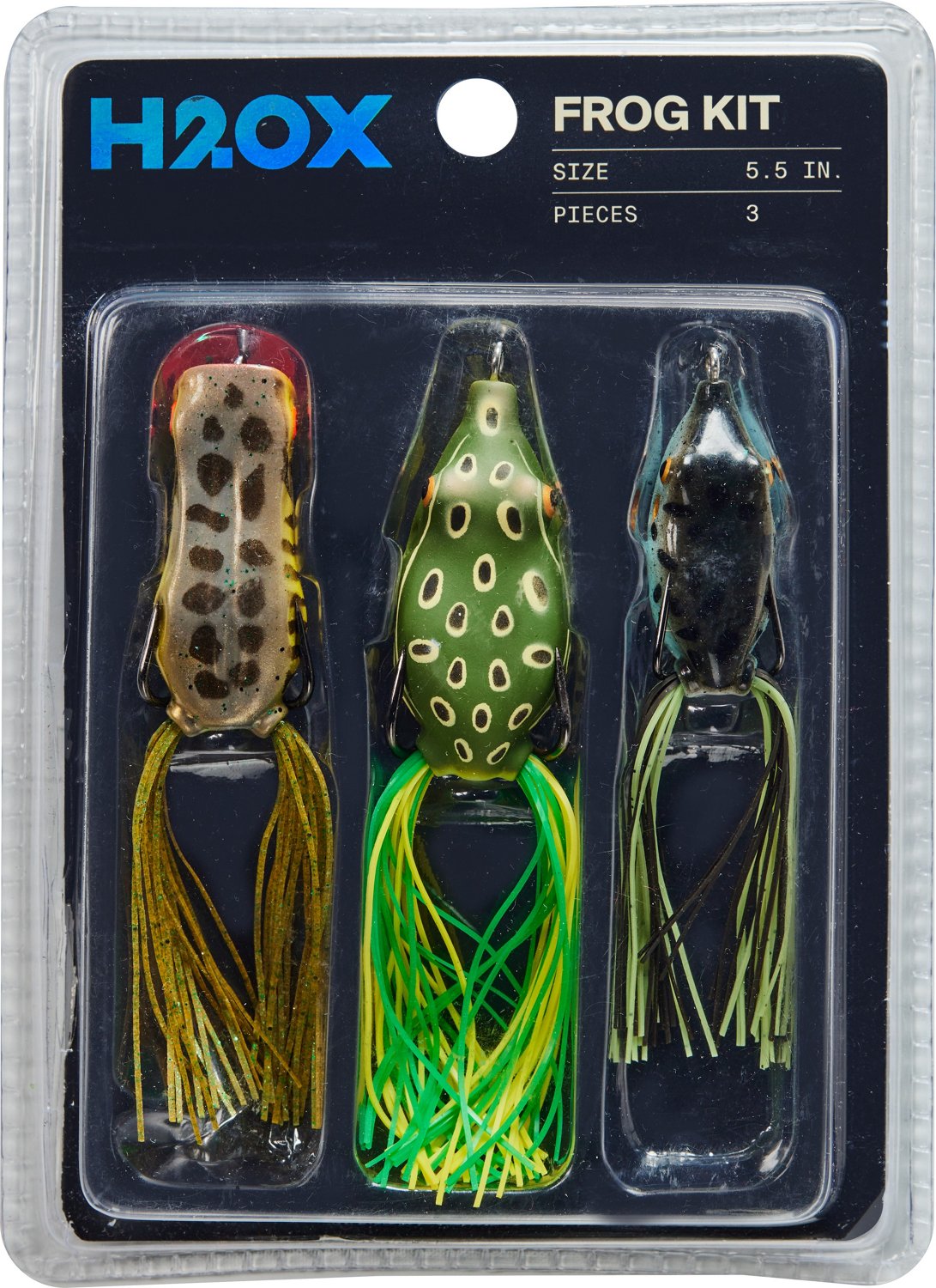 H2OX 3-Piece Hollow Body Frog Bait Kit - view number 2
